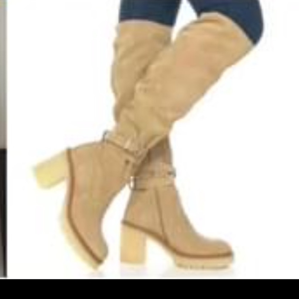 Free People Jasper Over the Knee Boot camel size 41/10 - Picture 9 of 9